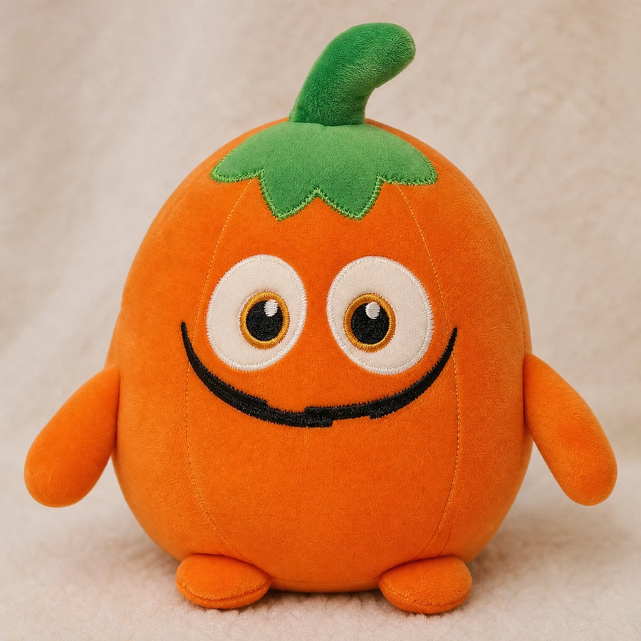 Peluche Halloween - Lot de 4 Personnages Festifs - Détail matière