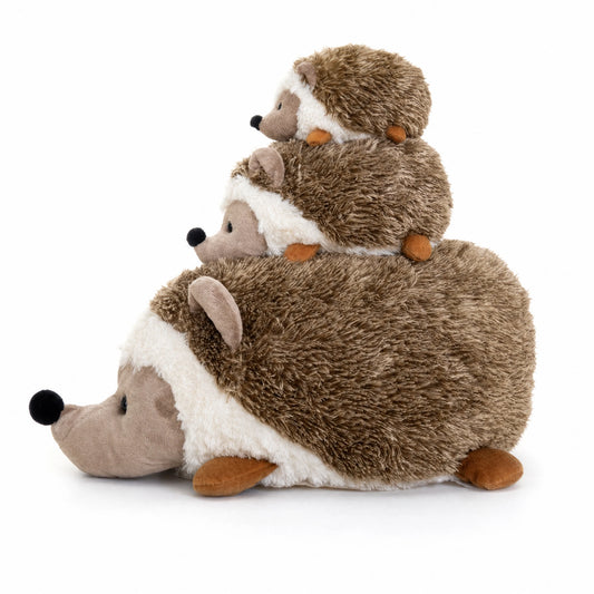 Peluche Hérisson XXL | Doudou géant ultra moelleux | Idée cadeau enfant & adulte - Fond blanc