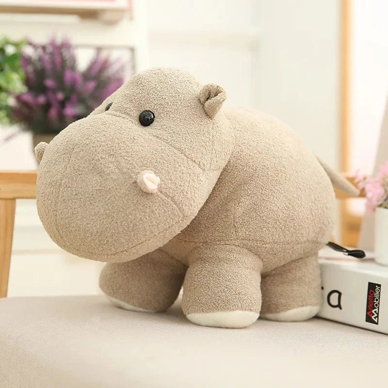 Peluche Hippopotame 🦛 | Doudou Moelleux & Sourire Tendre 20 cm
