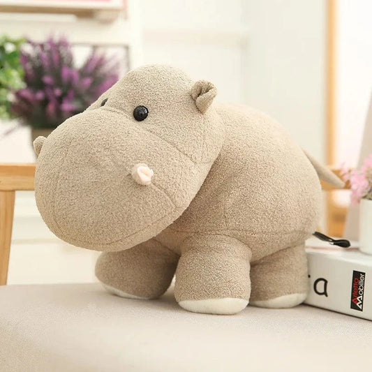 Peluche Hippopotame 🦛 | Doudou Moelleux & Sourire Tendre 20 cm