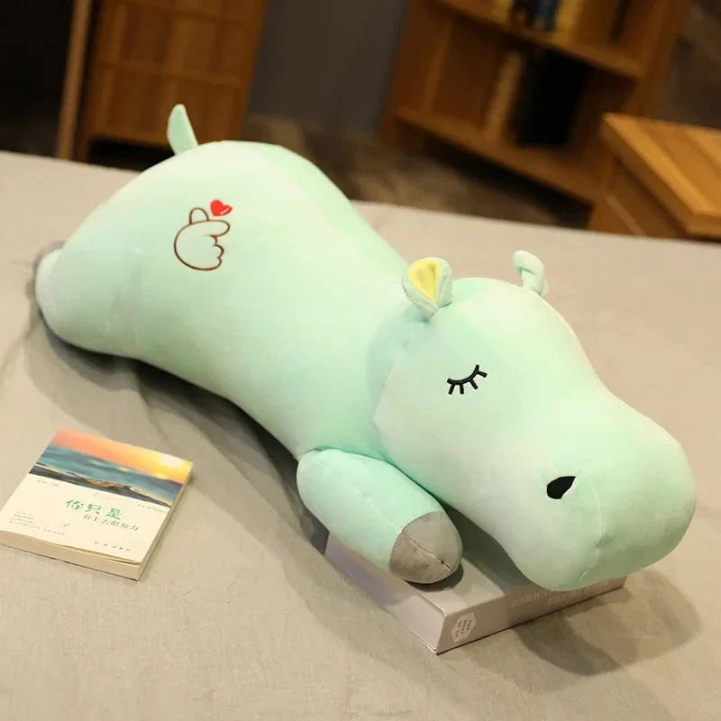 Peluche Hippopotame Géante 80 cm