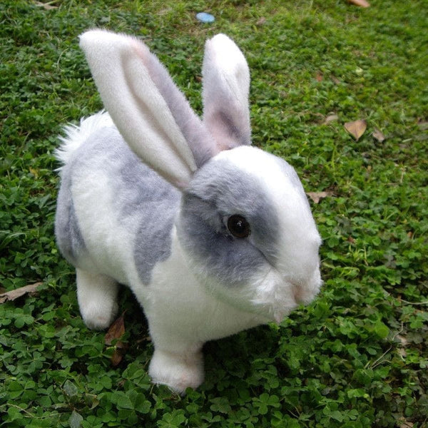 Peluche Lapin Réaliste - Câlin™
