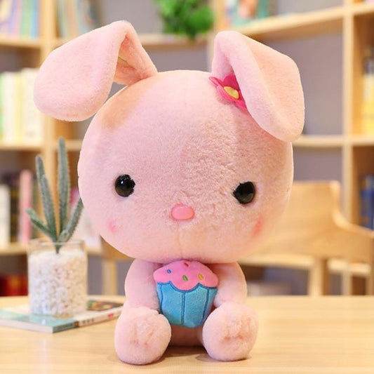 Peluche Lapin Rose - Bijou™