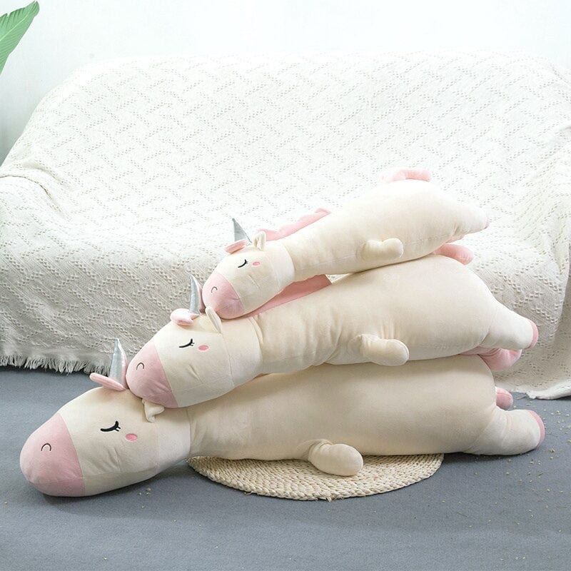 Peluche Licorne 70 CM - Lyric™ Bleu/Vert