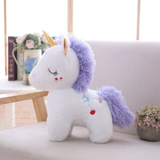 Peluche Licorne Géante Blanche - Sky™ 40 cm