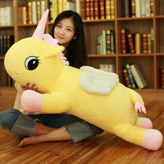 Peluche Licorne Géante XXL - Azure™ 45 cm