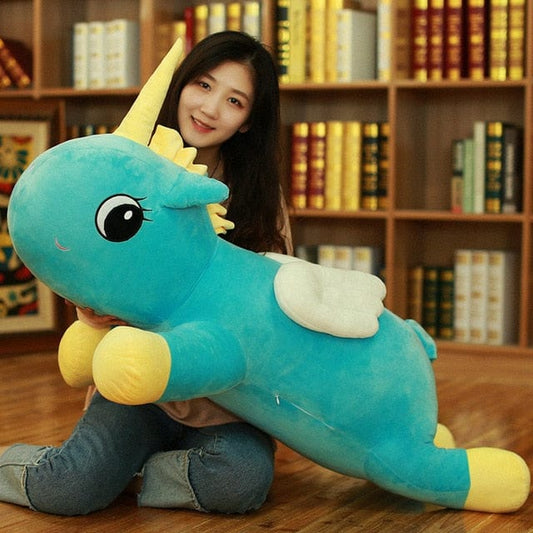 Peluche Licorne Gros Yeux Géante - Lavender™ 45 cm