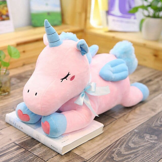 Peluche Licorne Rose 50 cm