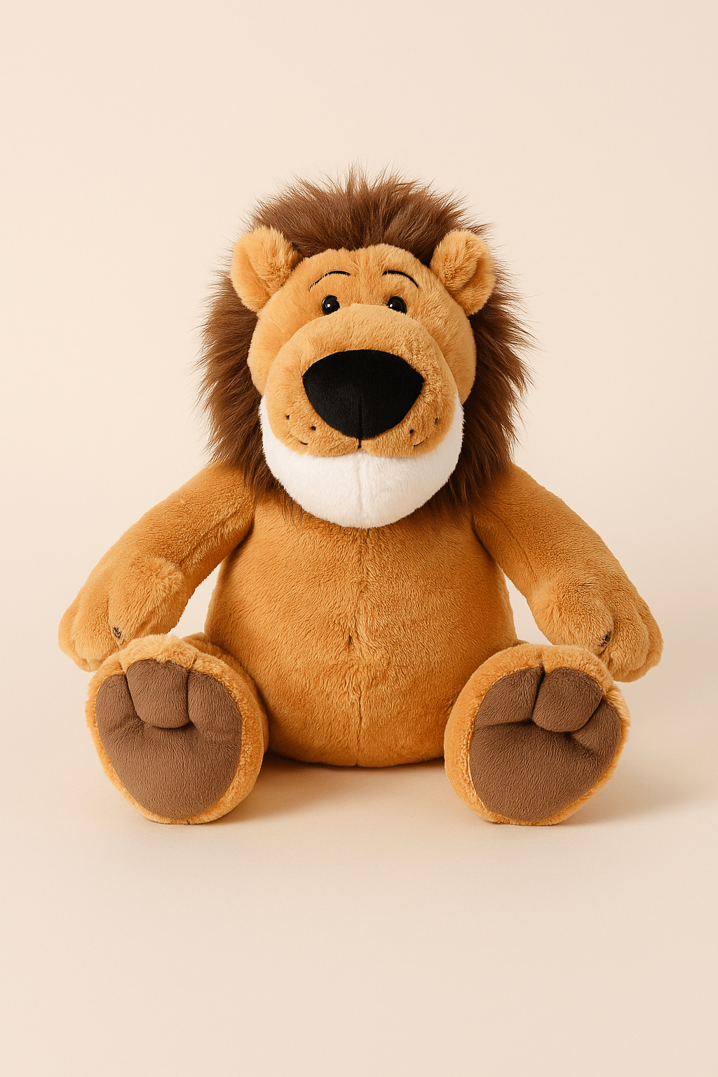 Peluche Lion 🦁 25 cm | Doudou Jungle Doux & Expressif