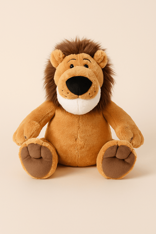 Peluche Lion 🦁 25 cm | Doudou Jungle Doux & Expressif