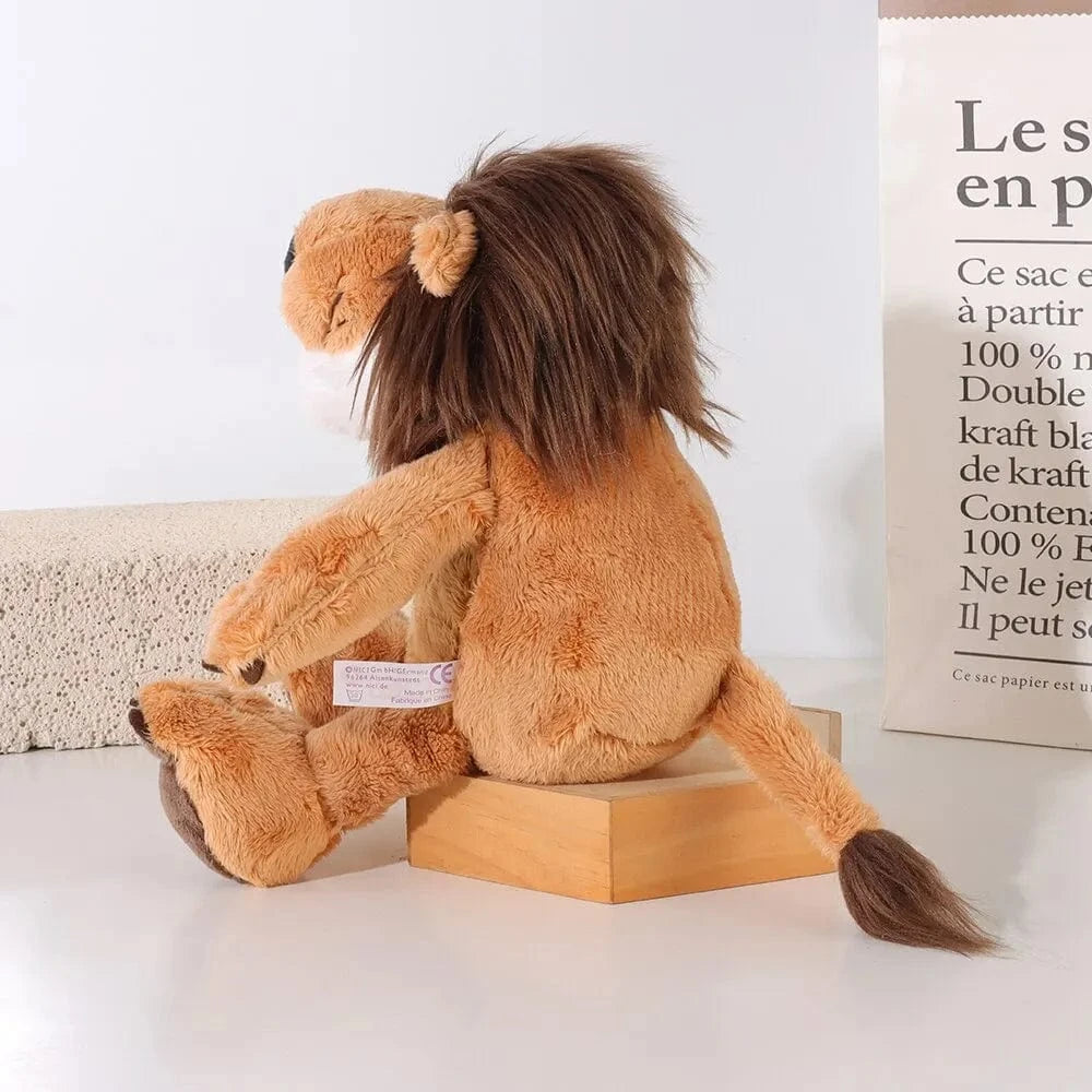 Peluche Lion 🦁 25 cm | Doudou Jungle Doux & Expressif