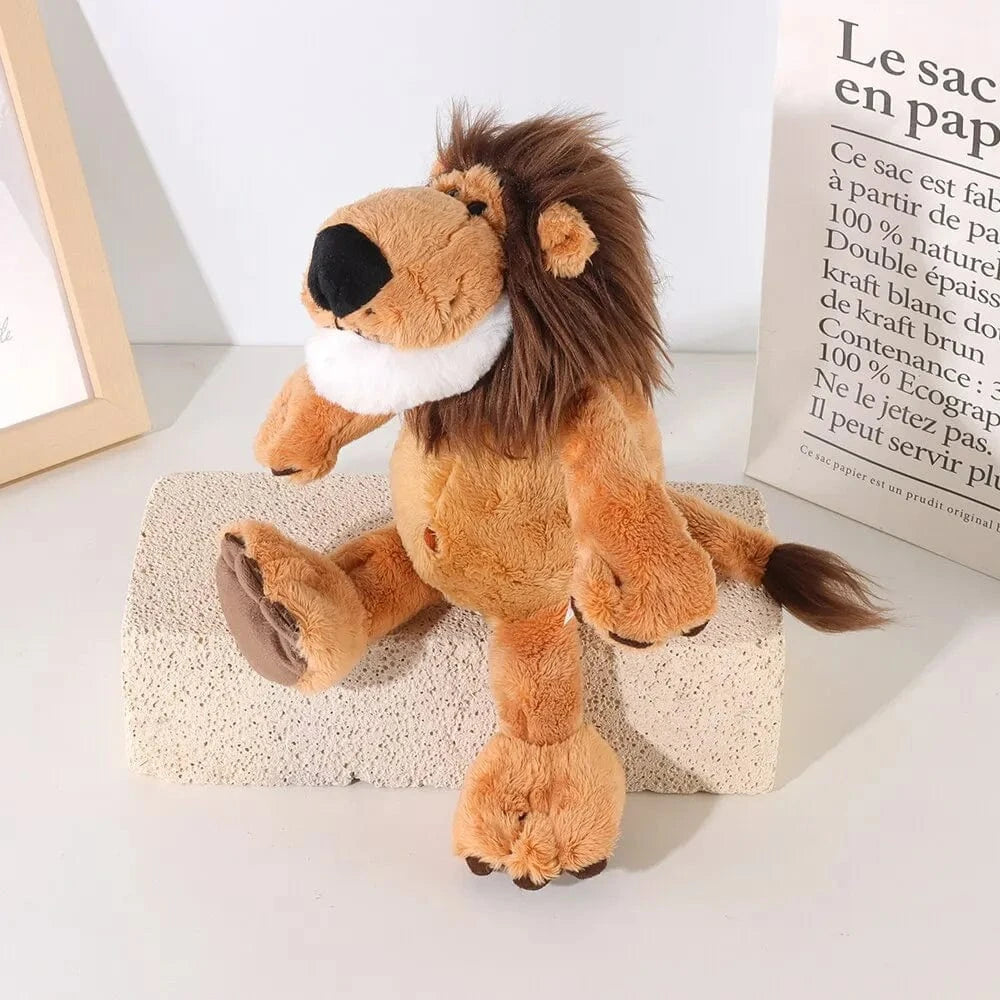 Peluche Lion 🦁 25 cm | Doudou Jungle Doux & Expressif