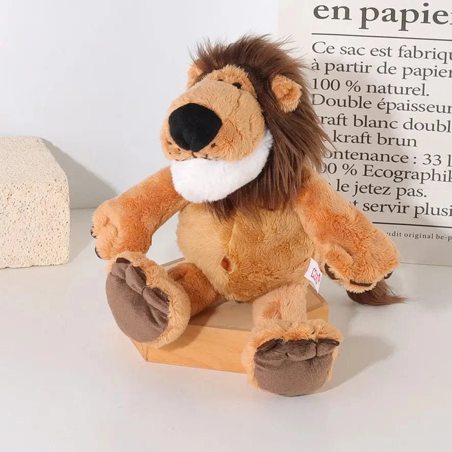 Peluche Lion 🦁 25 cm | Doudou Jungle Doux & Expressif