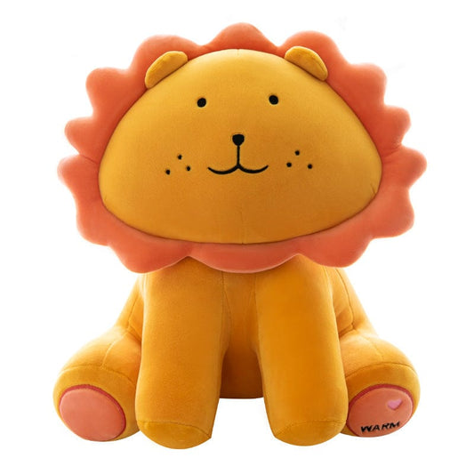 Peluche lion amusante Brun / 40 cm