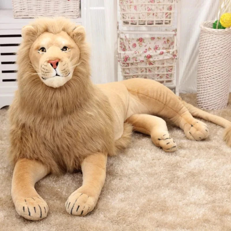 Peluche Lion Realiste 30 cm