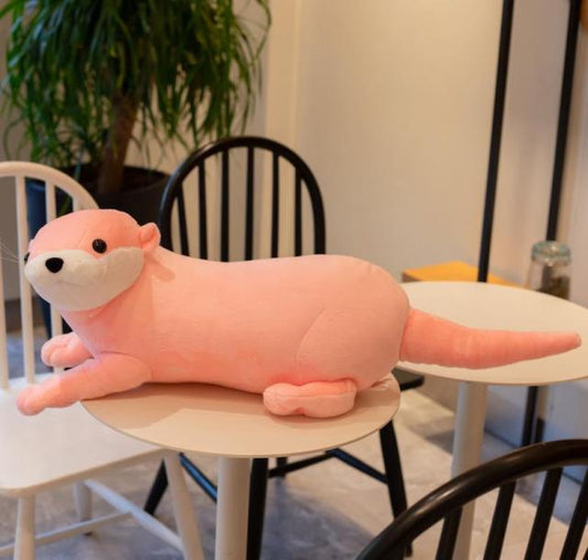Peluche loutre extrêmement douce et câline