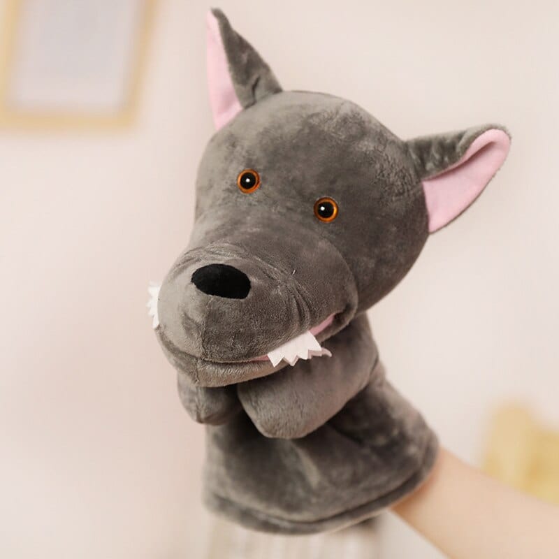 Peluche Marionnette Loup - Mystic Wolf™