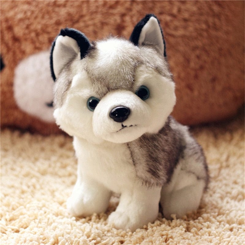 Peluche Mini Loup - Lune Grise™️ 18 cm