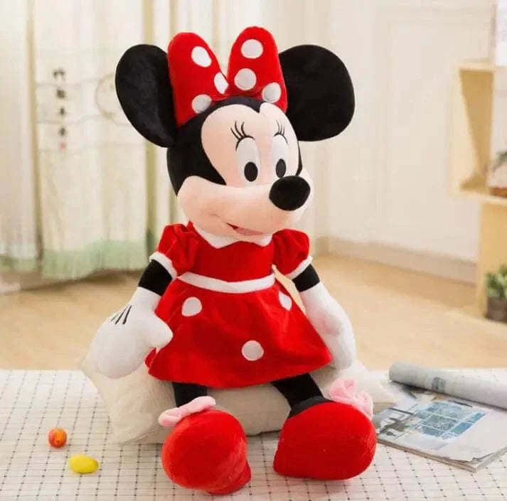 Peluche Minnie Mouse rouge classique