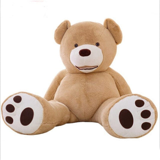 Peluche nounours géante de 200 cm à rembourrage moelleux