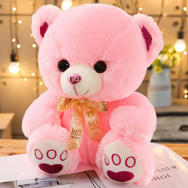 Peluche Nounours Rose - TeddyTrove™ 35cm