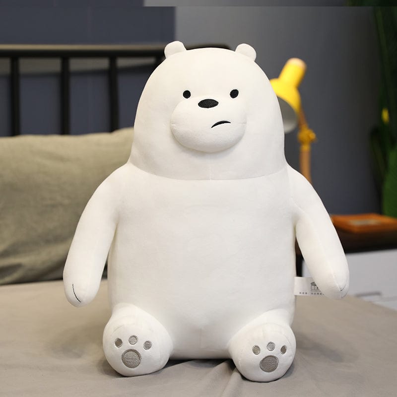 Peluche Ours Blanc 🐾 | Design Épuré & Douceur Scandinave 30 cm