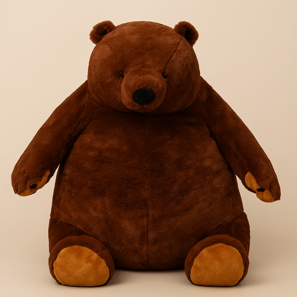 Peluche Ours Brun XXL 🐻 | Nounours Géant Moelleux & Ultra Réaliste