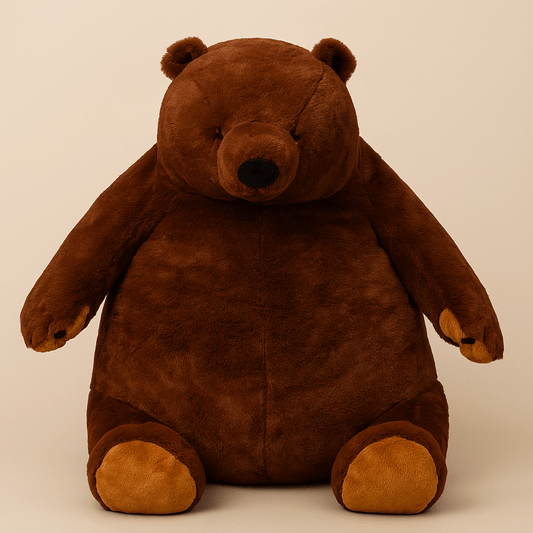 Peluche Ours Brun XXL 🐻 | Nounours Géant Moelleux & Ultra Réaliste