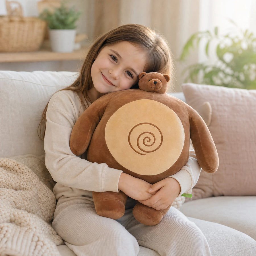 Peluche Ours Marron avec Spirale Brodée - Utilisation du produit