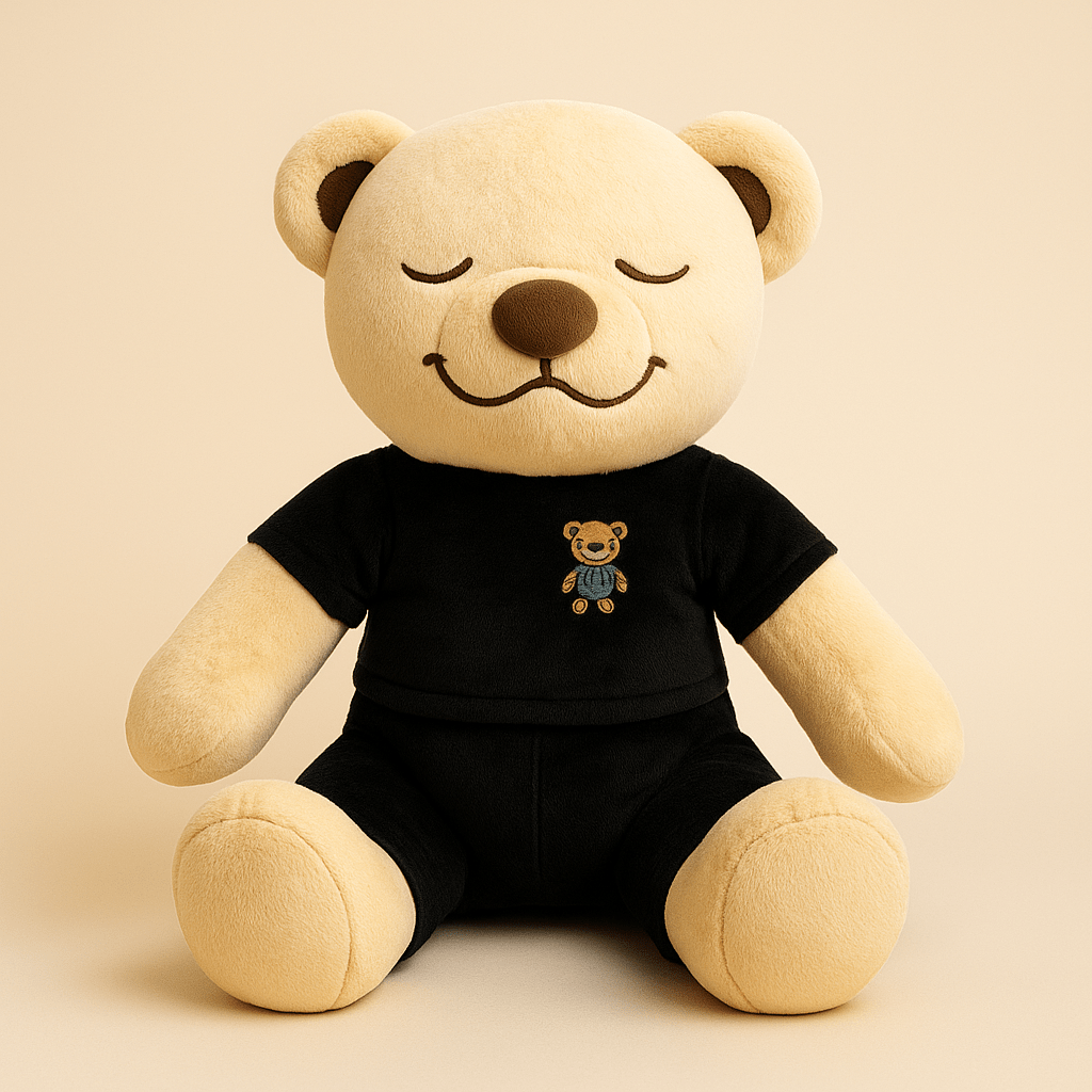Peluche Ours Zen 🧸 | Nounours Apaisant, Doux & Original