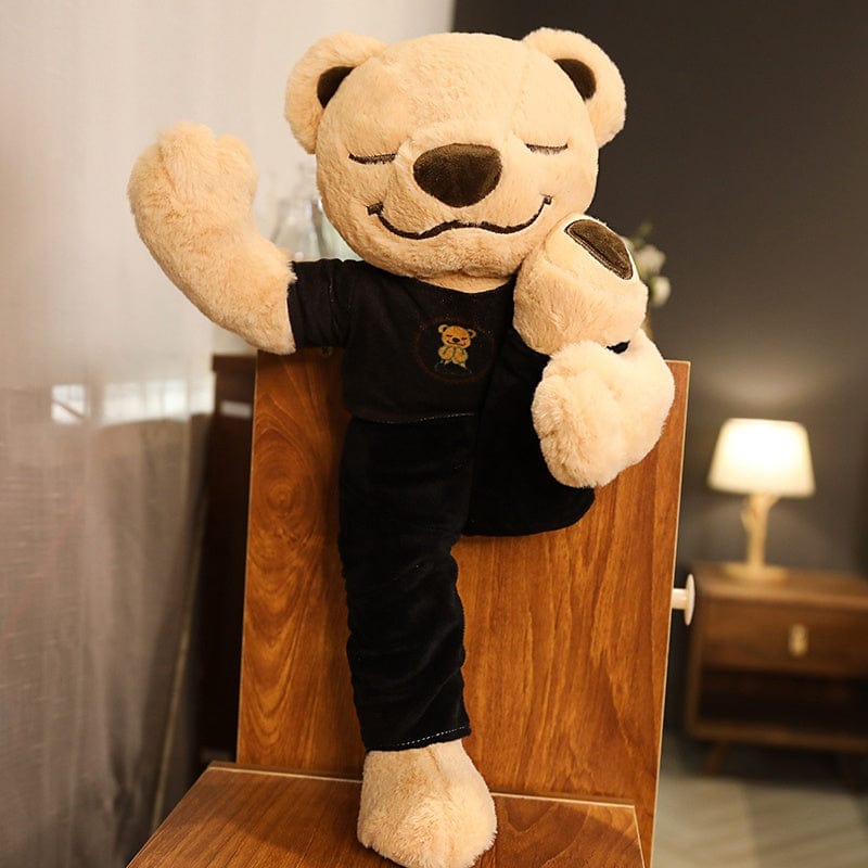 Peluche Ours Zen 🧸 | Nounours Apaisant, Doux & Original