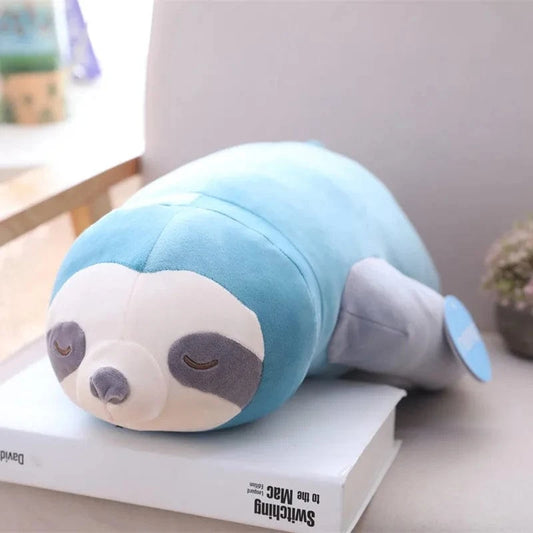 Peluche Paresseux Bleu 65 cm