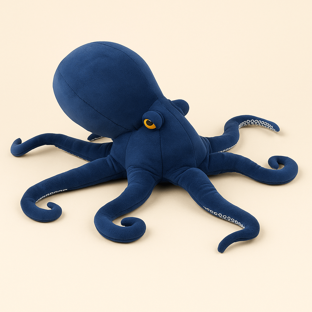 Peluche Pieuvre Bleue 