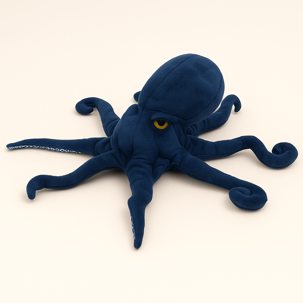 Peluche Pieuvre Bleue 