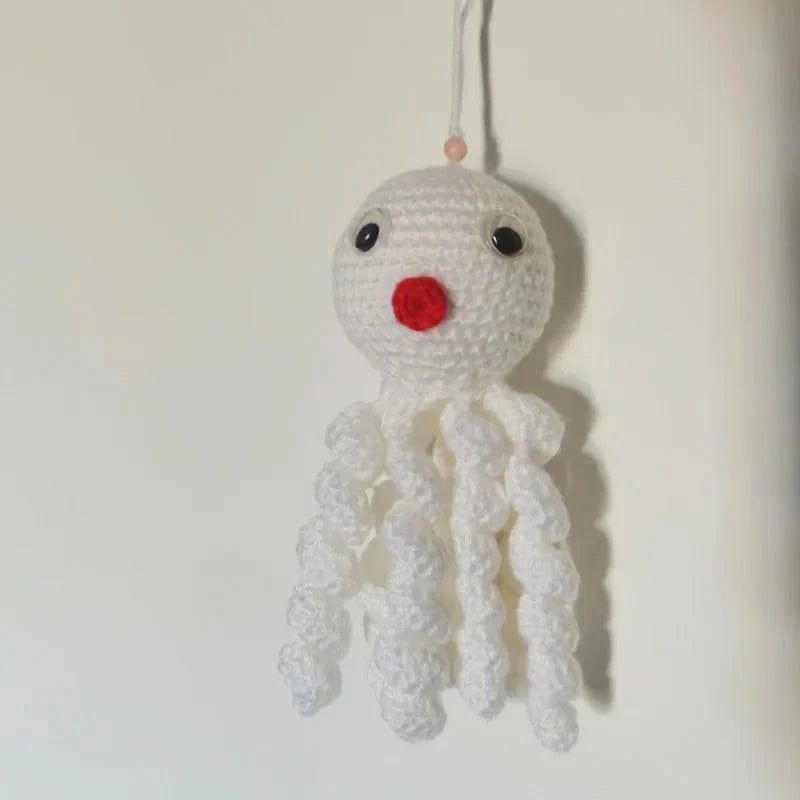 Peluche Pieuvre au Crochet 🧶 | Mini Doudou 10 cm Fait Main & Ludique