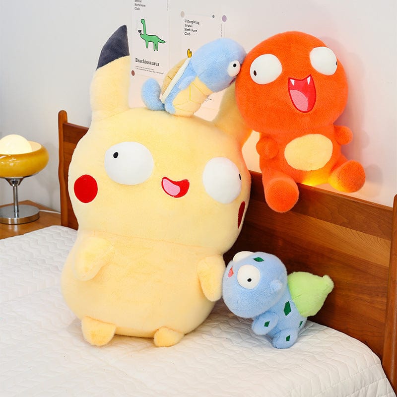 Peluche pikachu rigolote éclair joyeux