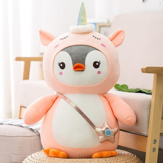 Peluche Pingouin Déguisé - Frisquette™ 30 cm