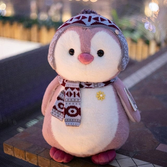 Peluche Pingouin Écharpe - Pingolette™
