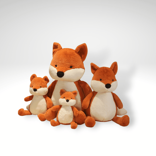Peluche renard assis tout doux 35CM
