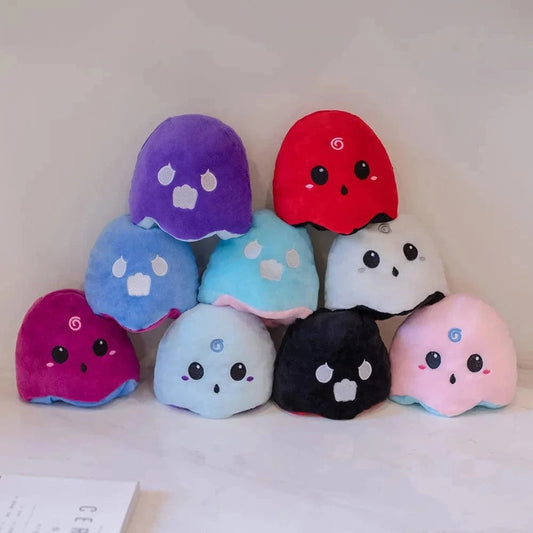 Peluche réversible fantômes d’halloween