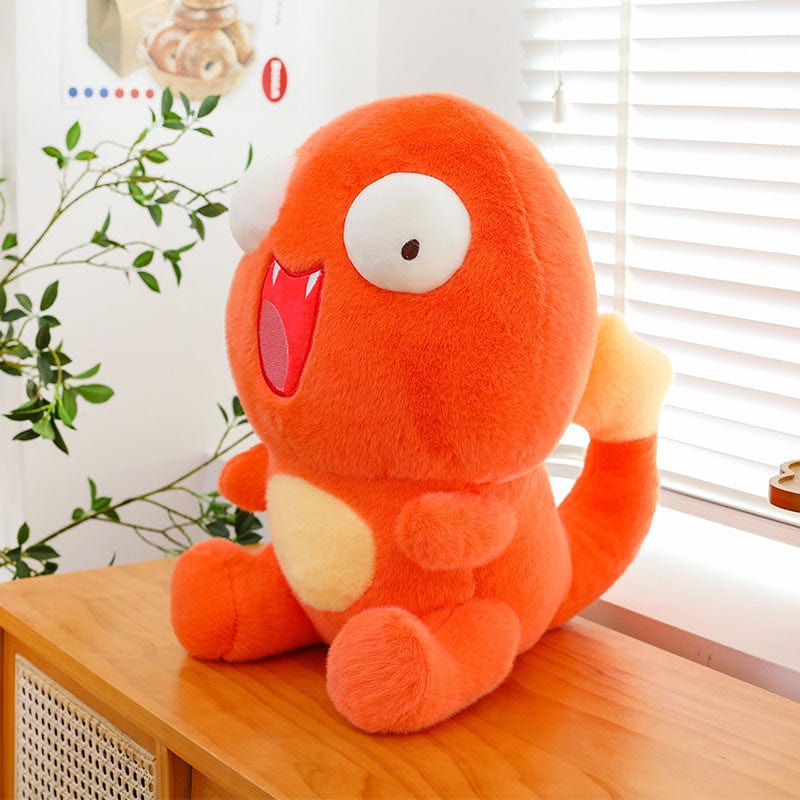 Peluche salamèche pokémon rigolote étincelle ardente