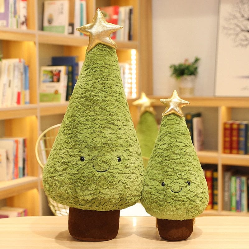 Peluche sapin de noël avec son étoile 29cm