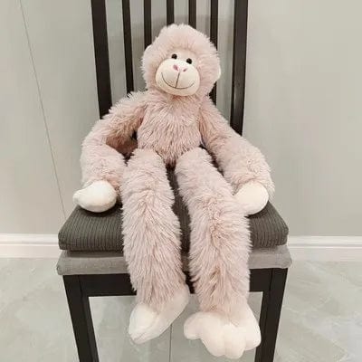 Peluche singe à câlins Rose / 70cm