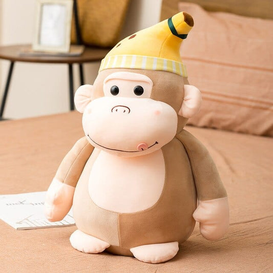 Peluche Singe Banane - Monky™ 30 cm