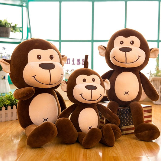 Peluche Singe Géante - Monky Malicieux™ 30 CM