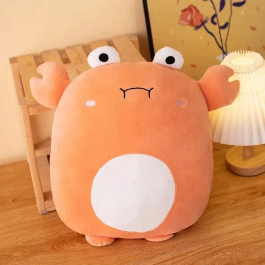 Peluche squishmallow écrevisse orange petit et mignon