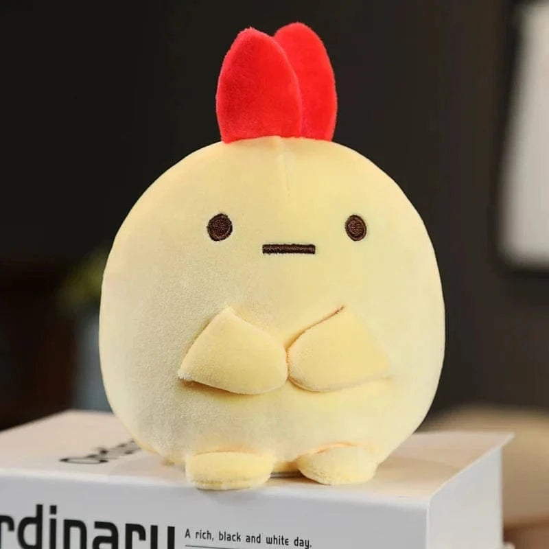 Peluche squishmallow petit poussin jaune