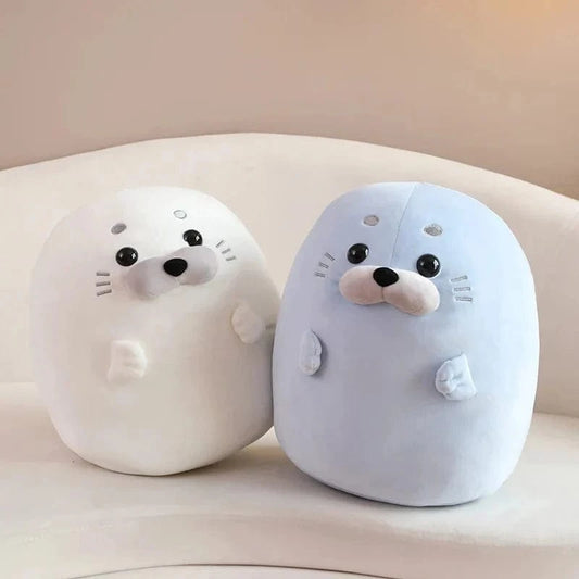 Peluche squishmallow phoque coloré
