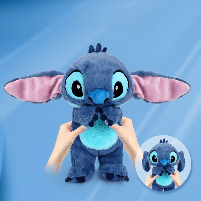 Peluche Stitch interactive, oreilles animées sans son ni lumière