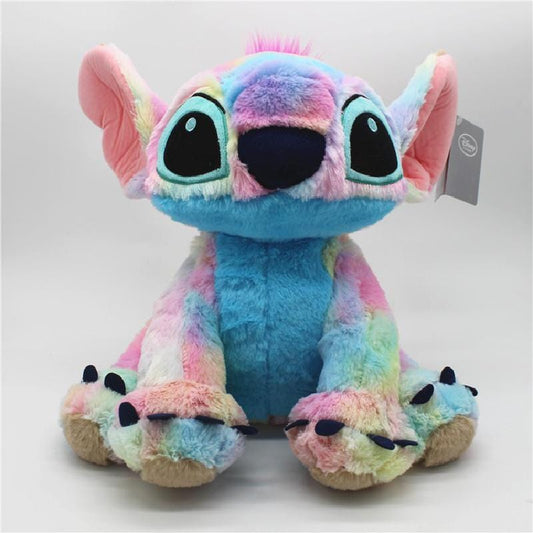 Peluche Stitch Multicolore 🌈 | Doudou Kawaii & Arc-en-Ciel